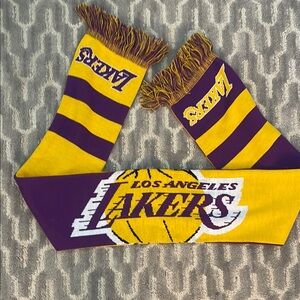 Los Angeles Lakers Purple and Yellow Scarf